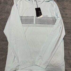 Travis Mathew Light Blue 1/4 Zip nwt